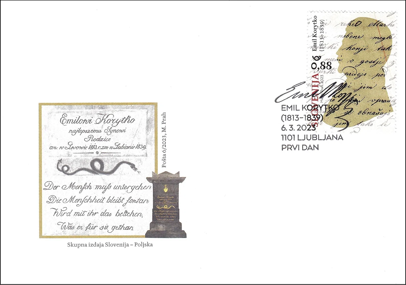 SKUPNA IZDAJA SLOVENIJA - POLJSKA, EMIL KORYTKO